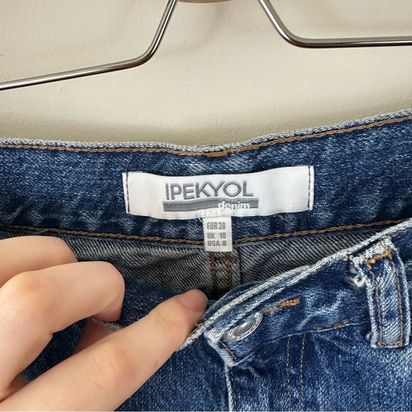Ipekyol Classic Blue Denim Straight Leg Mom Jeans Size 8 Women's - Picture 4 of 6